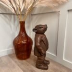Rusted Cast Iron Mr Mole – Garden Ornament